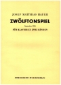 Zwlftonspiel 04. September 1956 fr Klavier Klav