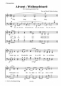Advent - Weihnachtszeit fr gem Chor a cappella Partitur