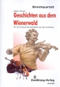 Geschichten aus dem Wienerwald op.325 fr Streichquartett Partitur und Stimmen