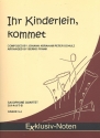 Ihr Kinderlein kommet fr 4 Saxophone (S(A)AA(T)Bar) Partitur und Stimmen