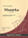 Mazurka op.68,3 fr 4 Saxophone (SATBar) Partitur und Stimmen
