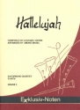 Hallelujah fr 4 Saxophone ((S)AATBar) Partitur und Stimmen