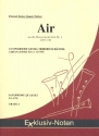 Air aus der Wassermusik-Suite Nr.1 HWV348 fr 4 Saxophone ((S)AATBar) Partitur und Stimmen