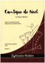 Cantique de Nol (O Holy Night) fr 4 Saxophone (SATBar) Partitur und Stimmen
