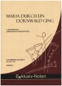 Maria durch ein Dornwald ging fr 4 Saxophone (S/AA/TTBar) Partitur und Stimmen