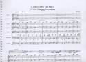 Concerto grosso fr Oboe, Klarinette und Streichorchester Partitur Din A3