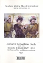 Sonate e-Moll BWV1034 fr (Travers-) Flte und Bc