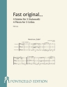 Fast original für 3 Violoncelli Partitur und Stimmen
