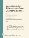 6 Konzertante Trios op.18 Band 1 (Trios 1-3) fr Violine, Viola und Violoncello Partitur und Stimmen (en/dt)