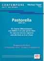 Pastorella fr Sopran (Mezzosopran) und Altflte in G (Flte) 2 Spielpartituren