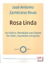 Rosa Linda fr Violine, Mandoline und Gitarre Partitur und Stimmen
