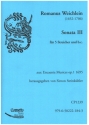 Sonate Nr.3 fr 2 Violinen, 2 Violen, Violone und Bc Partitur und Stimmen (Bc ausgesetzt)