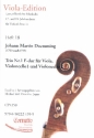 Trio F-Dur Nr.1 fr Viola und 2 Violoncelli Partitur und Stimmen
