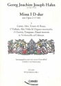Missa D-Dur Nr.1 op.2 fr gem Chor und Orchester Partitur