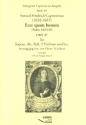 Ecce quam bonum CWV27 fr 3 Stimmen (SAB), 4 Violinen und Bc 3 Partituren und Instrumentalpartituren