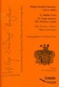 Concerti ecclesiastici op.1 Nr.10-12 fr Alt, Tenor, Bass und Bc 3 Partituren und Instrumentalstimmen