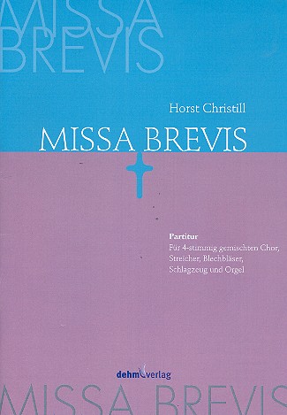 Missa brevis fr gem Chor und Orchester Partitur