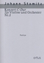 Konzert C-Dur Nr.2 fr Violine und Orchester Partitur