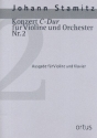 Konzert C-Dur Nr.2 fr Violine und Orchester fr Violine und Klavier
