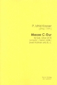 Messe C-Dur fr Soli, gem Chor, 2 Violinen und Bc (Trompeten und Pauken ad lib) Partitur