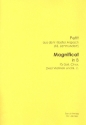 Magnificat in B fr Soli, gem Chor, 2 Violinen und Bc Partitur