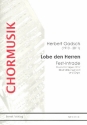 Lobe den Herren fr Chor unisono, 5 Blechblser und Orgel Partitur
