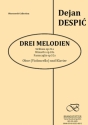 3 Melodien fr Oboe (Violoncello) und Klavier