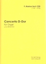 Konzert D-Dur fr Orgel und Streicher Partitur und Stimmen (Orgel-1-1-1-1)