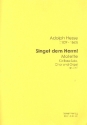 Singet dem Herrn op.61 fr Bass, gem Chor und Orgel Partitur