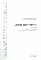 Lobet den Herrn fr gem Chor a cappella Partitur