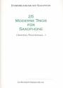 25 moderne Trios: fr 3 Saxophone Partitur