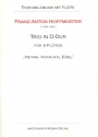 Trio D-Dur fr 3 Flten Partitur und Stimmen