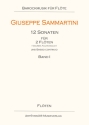 12 Sonaten Band 1 (Nr.1-4) fr 2 Flten und Bc 2 Spielpartituren mit Klavierpartitur und Cellostimme