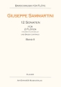 12 Sonaten Band 2 (Nr.5-8) fr 2 Flten und Bc 2 Spielpartituren und Klavierpartitur mit Cellostimme
