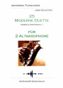 25 moderne Duette (+CD) fr 2 Altsaxophone Spielpartitur