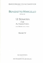 12 Sonaten op.2 Band 4 (Nr.10-12) fr Altsaxophon und Bc Saxophonstimme