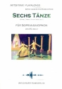 6 Tnze (+CD) fr Sopransaxophon und Klavier Saxophonstimme