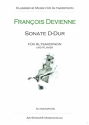Sonate D-Dur fr Altsaxophon und Klavier Altsaxophonstimme
