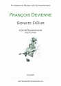 Sonate D-Dur fr Altsaxophon und Klavier Klavierpartitur