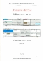 8 Barytontrios Band 2 (Nr.5-8) fr Flte und Klavier Fltenstimme