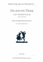 24 leichte Tnze fr Posaune und Klavier Posaune
