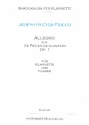 Allegro fr Klarinette und Klavier Partitur