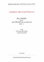 Allegro aus 24 Pices de Clavecin op.1 fr Piccoloflte und Klavier Klavierpartitur