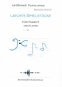 Leichte Spielstcke (+CD) fr Fagott und Klavier Fagottstimme mit Playalong CD