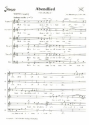 Abendlied fr gem Chor a cappella Partitur