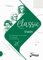 Classic meets Violin - 12 klassische Stcke fr Violine und Klavier Spielpartitur