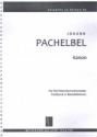 Kanon fr flexibles Ensemble Partitur und Stimmen