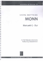 Menuett G-Dur fr flexibles Ensemble Partitur und Stimmen