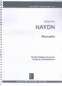 Menuett fr flexibles Ensemble Partitur und Stimmen