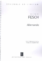 Allemande fr flexibles Ensemble Partitur und Stimmen